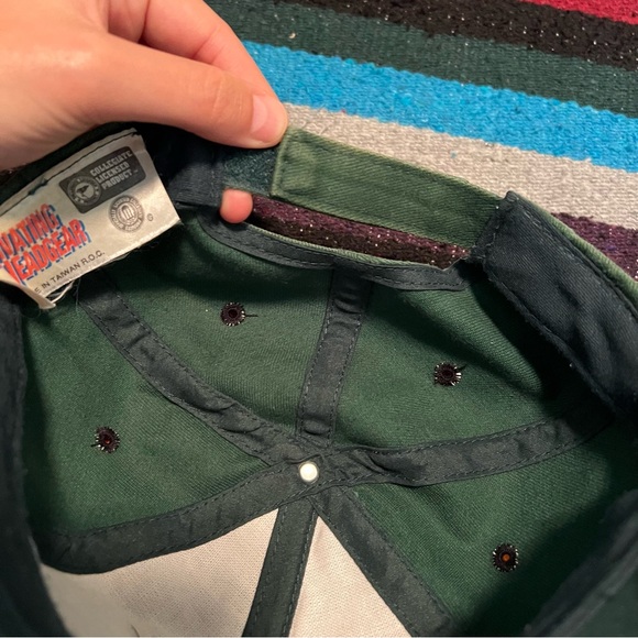 Vintage Oregon ducks Adjustable Hat interlocking UO hand washed - Picture 7 of 16